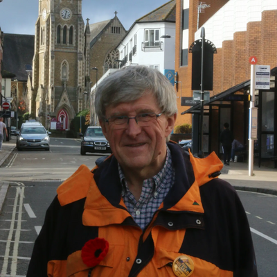 Image courtesy of Alan Hilliar Alan Hilliar on Victoria Road, Aldershot