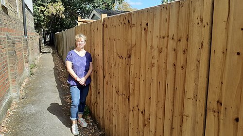 Church path cleared