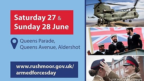 Armed forces weekend ad