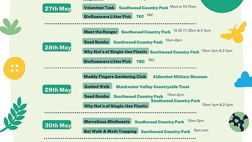 Rushmoor big green week