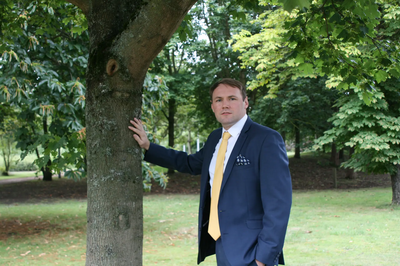 Image courtesy of Rushmoor Liberal Democrats Thomas Mitchell is concerned about the trees along Lynchford Road